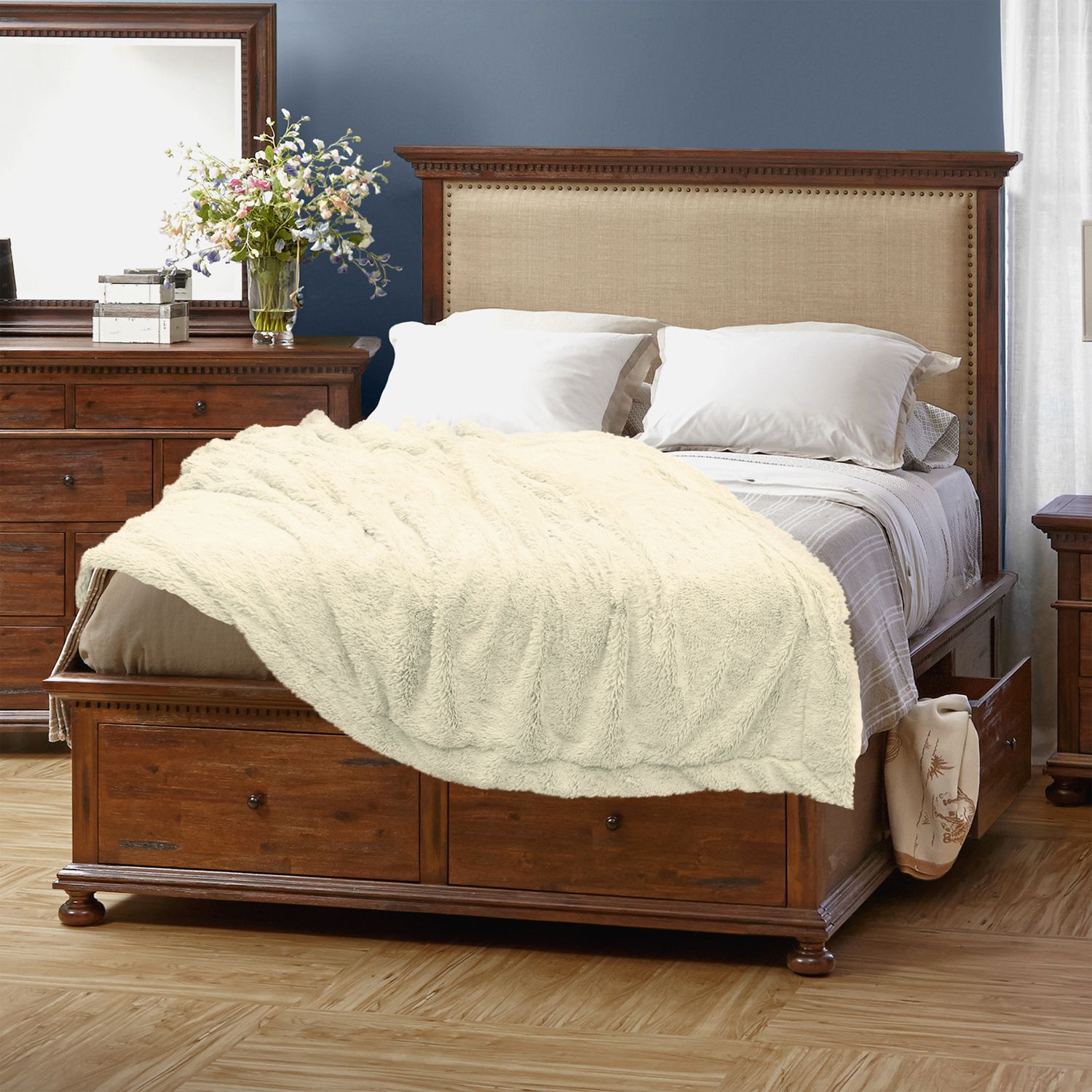 картинка Плед Buenas Noches искусст мех TF F072CRv 2022 12-0704 (бежевый) 