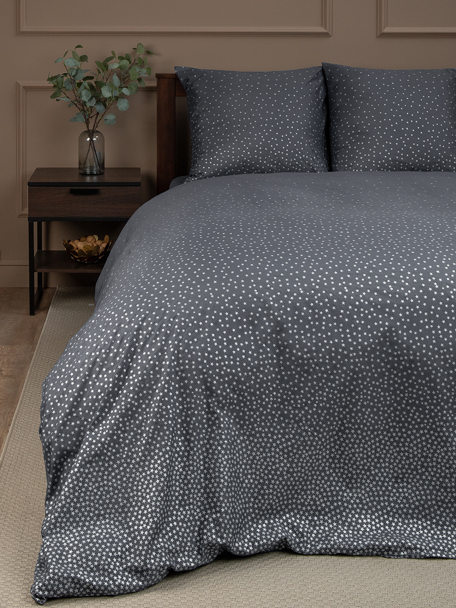 картинка Постельное бельё Eclair BZ QR a Sky GY DOUBLE 50*70 Msh 