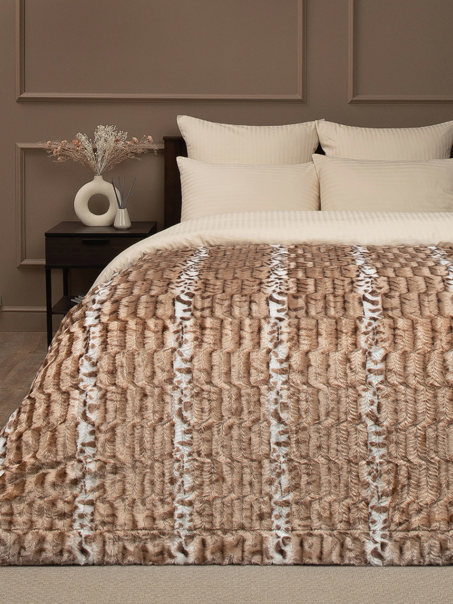 картинка Плед Buenas Noches искусст мех TF F070BE13 005/1622 Норка светлая NC 