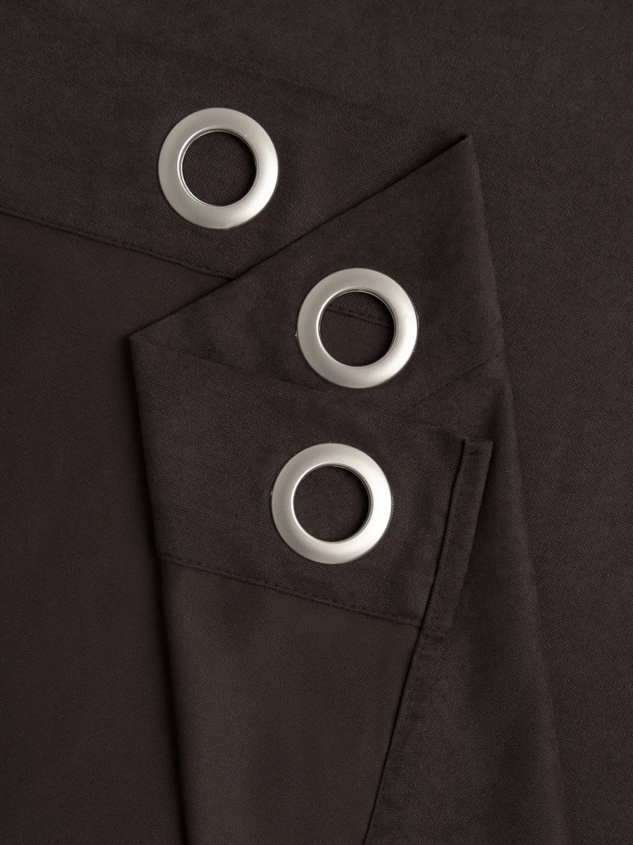 картинка Штора Amore Mio RR 1403-217 2,0*2,7*1 венге люверсы 