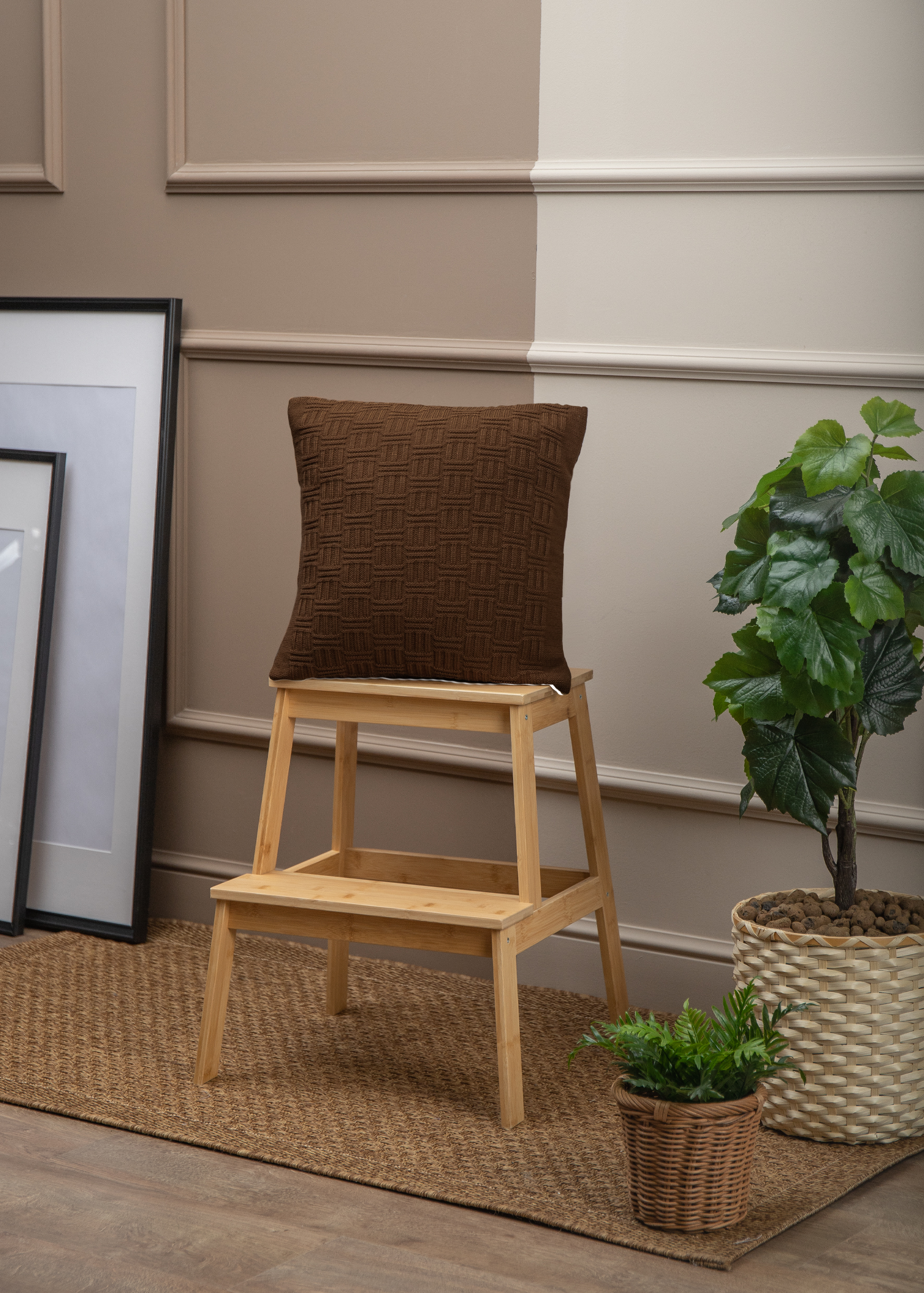 картинка Наволочка SV lt A 40*40 BR Коричневый n 