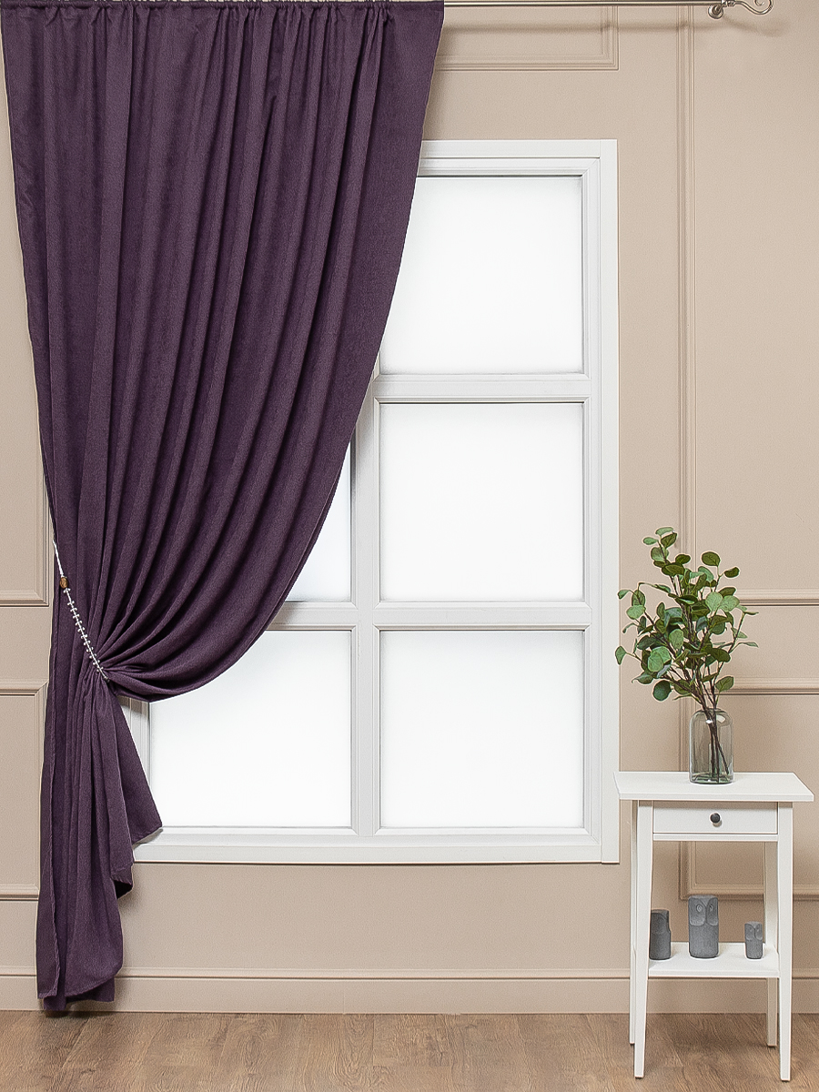 картинка Штора Amore Mio RR 6PL Canvas-1233 2,0*2,7*1 фиолетовый 