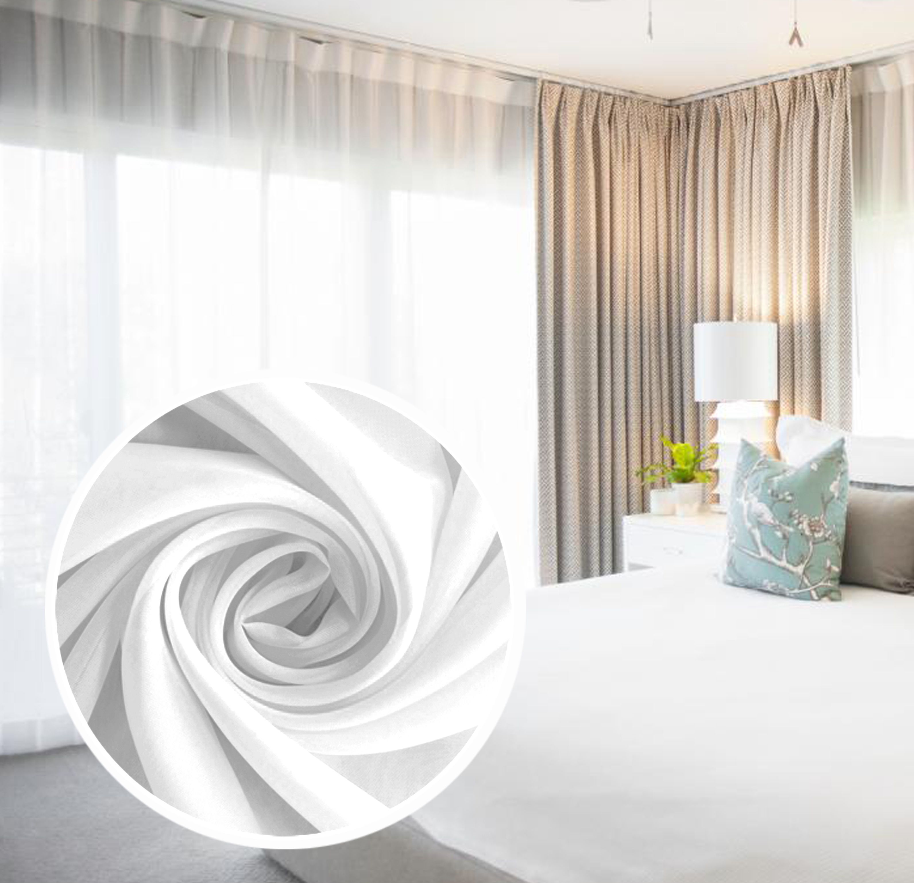 картинка Штора Amore Mio RR 2014-w ut 3,0*2,7*1 белый 