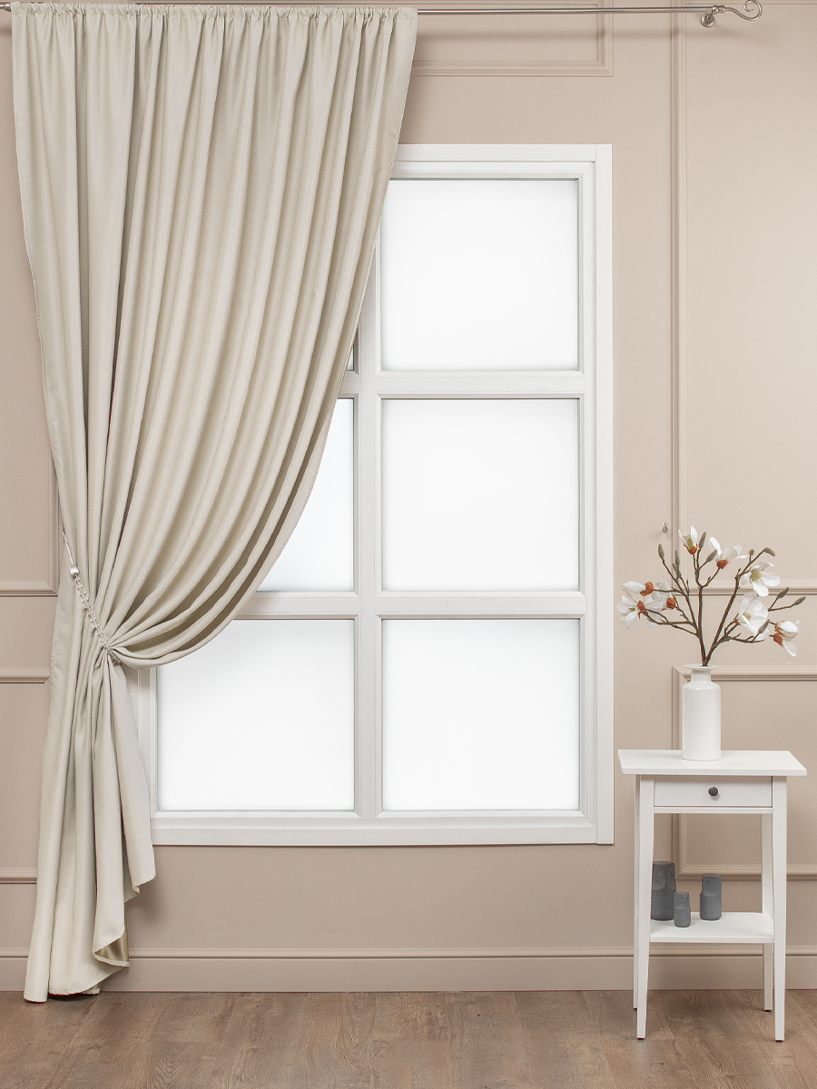 картинка Штора Amore Mio RR 4ML Milan-24 2,0*2,7*1 бежевый 