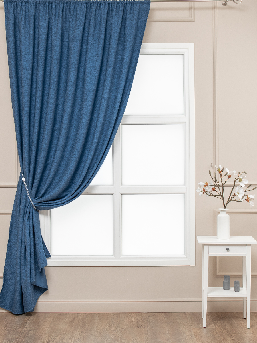 картинка Штора Amore Mio RR 102-10 2,0*2,7*1  синий 