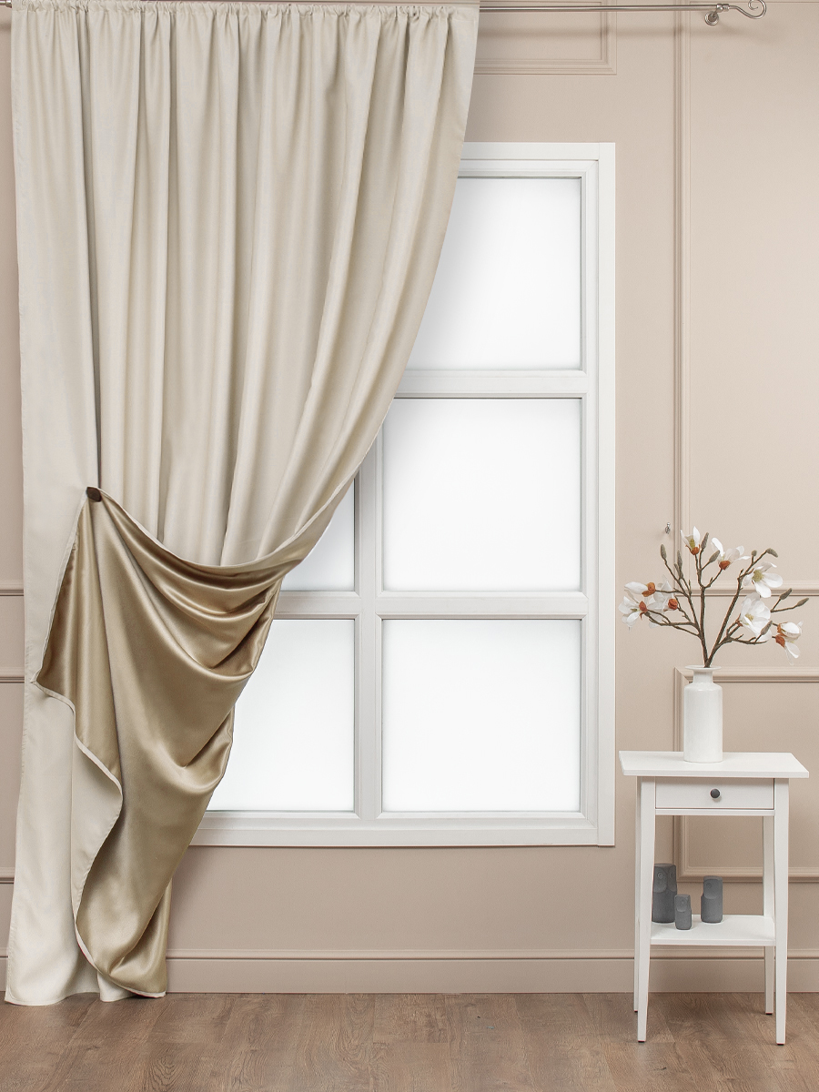 картинка Штора Amore Mio RR 4ML Milan-24 2,0*2,7*1 бежевый 