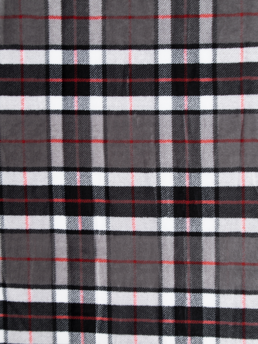 картинка Плед Texrepublic TF FN F137 a1520 Шотландка серая 