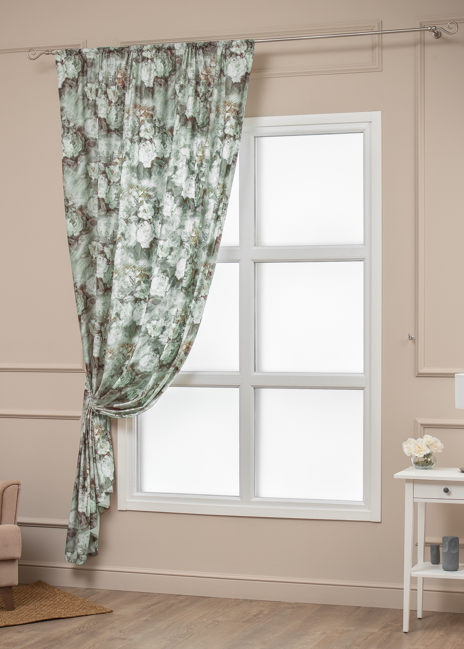 картинка Штора Amore Mio RR 1877-5V 1,6*2,6*1 серый 