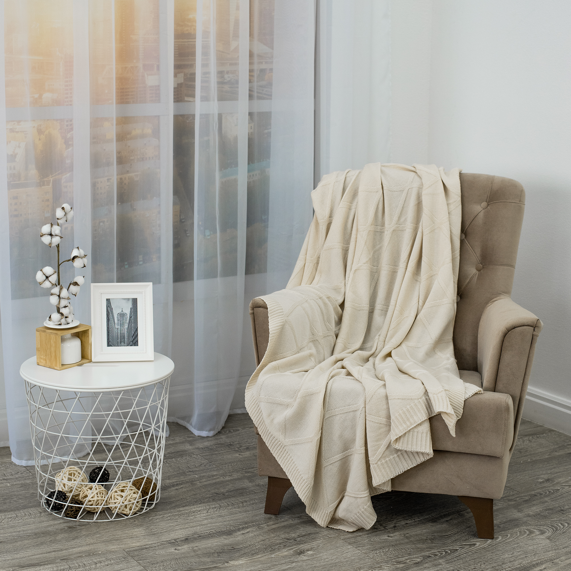 картинка Плед Buenas Noches SV lta7 1520 (13-0000) Экрю 