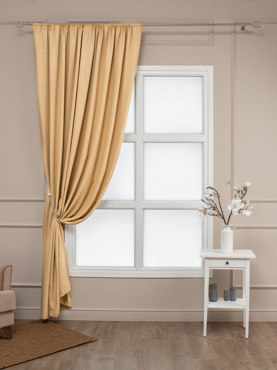 картинка Штора Amore Mio RR 110-09 2,0*2,7*1 золотой 