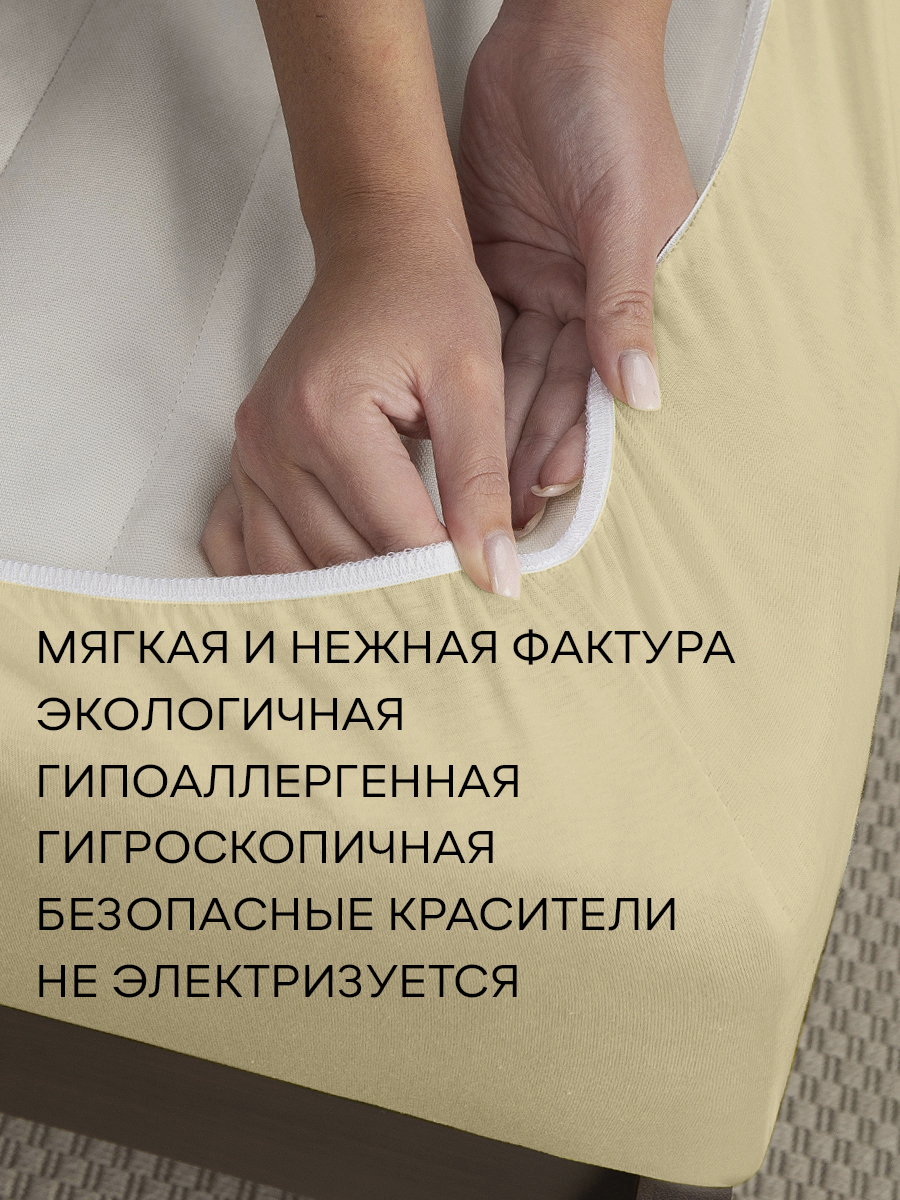 картинка Простыня Amore Mio DK QR Простыня 140*200*20 BE 