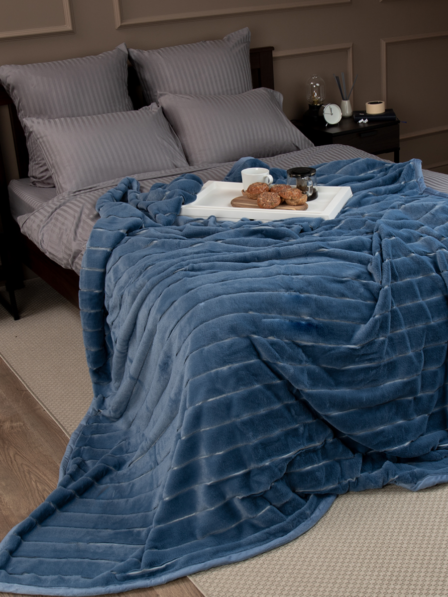 картинка Плед Eclair TCH KS BL2 ec 2022 Полосы 