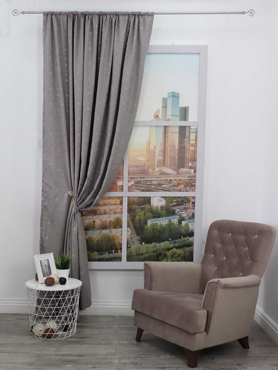 картинка Штора Amore Mio RR ARP00288-224 2,0*2,7*1 кофейный 