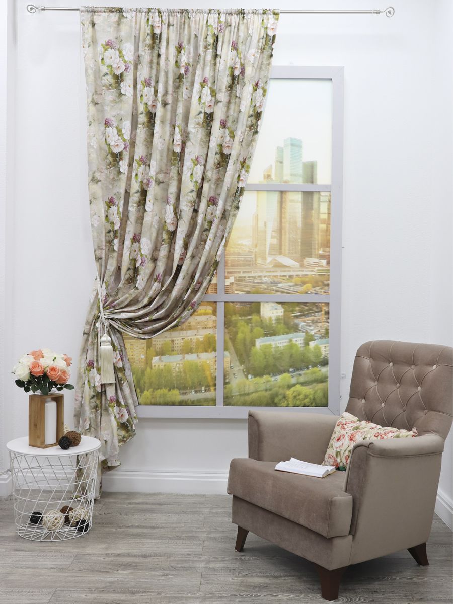 картинка Штора Amore Mio RR 4959-11V 2,0*2,7*1 бежевый 