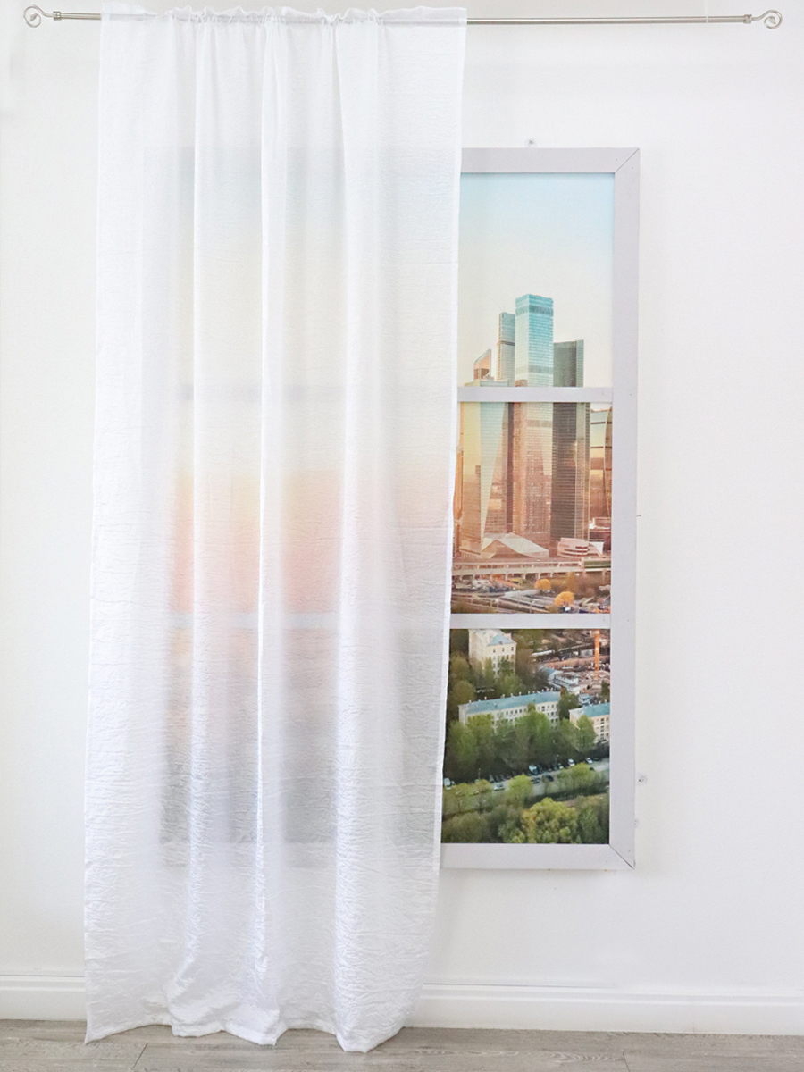 картинка Штора Amore Mio RR 32003-White 2,0*2,7*1 белый 