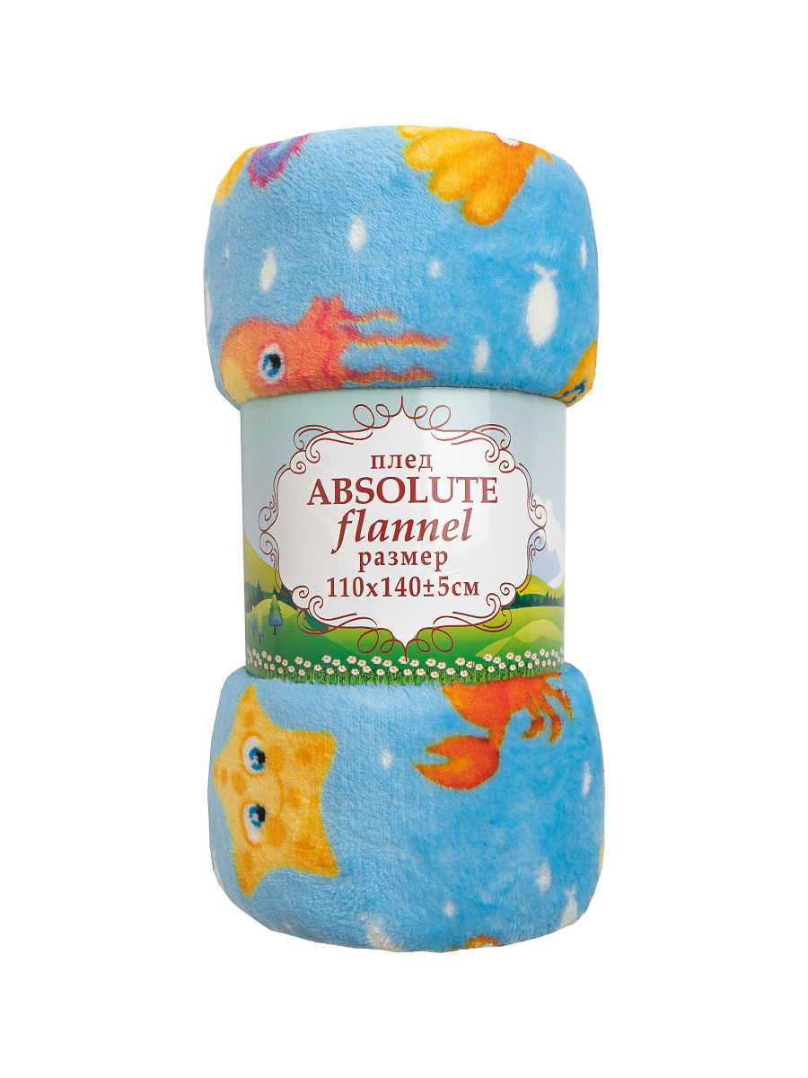 картинка Плед Texrepublic TF FN 908BL 1114 Морские жители 