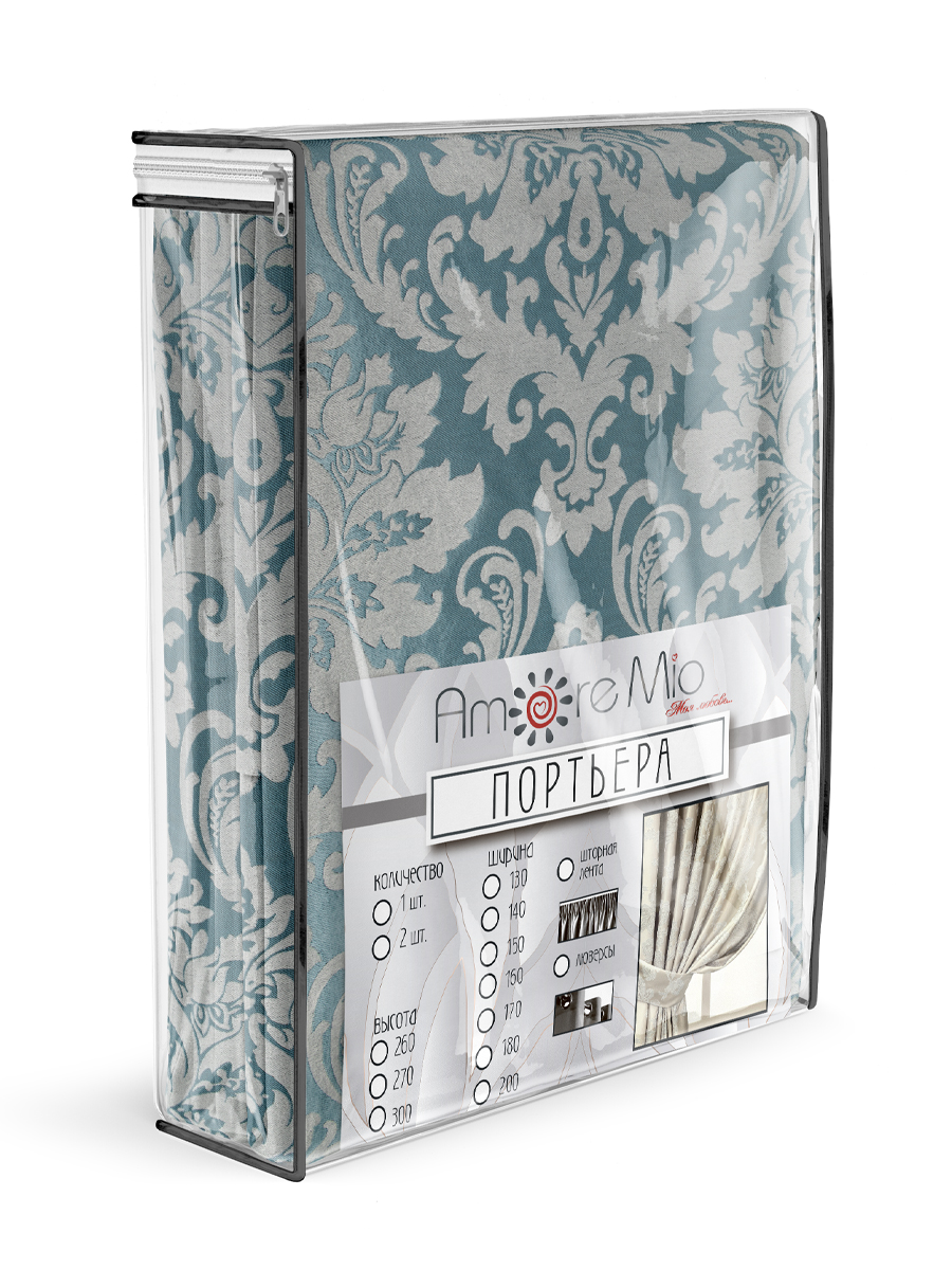 картинка Штора Amore Mio RR 150 WZGA-03A 2,0*2,7*1 ментоловый 