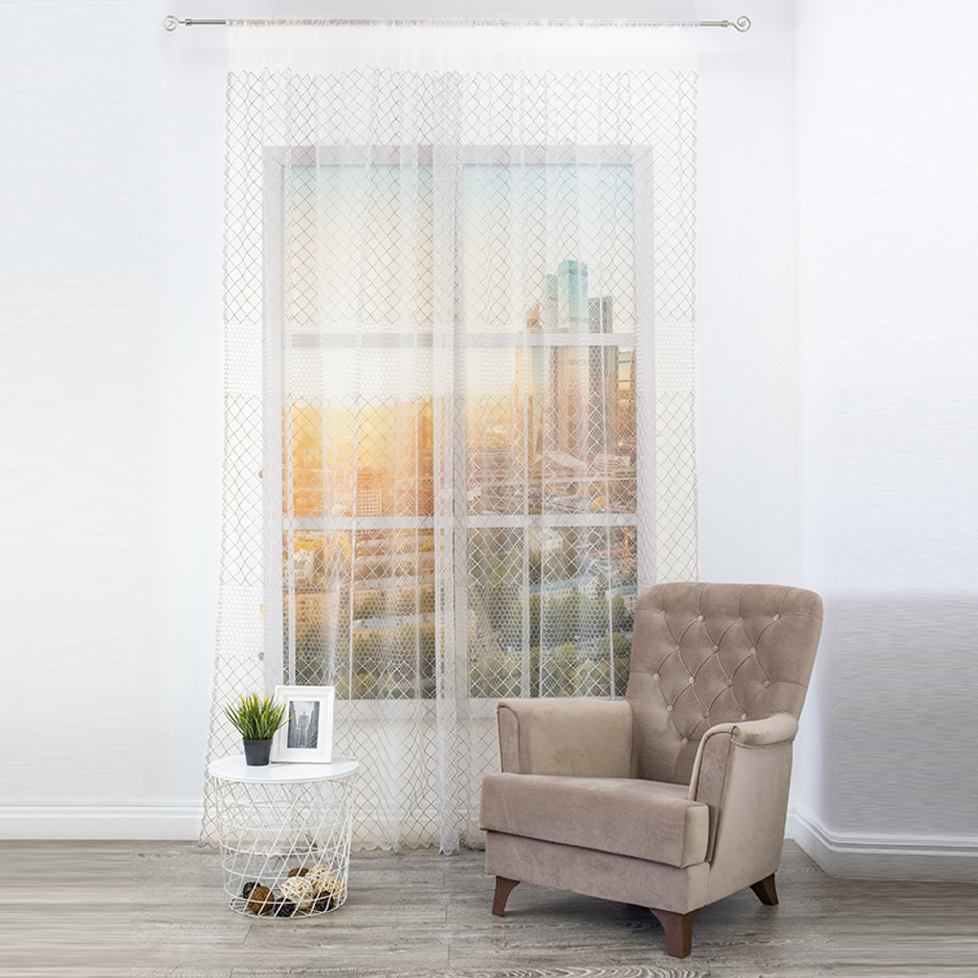 картинка Штора Amore Mio RR 4PL 49350-3426 3,0*2,7*1 бежевый 