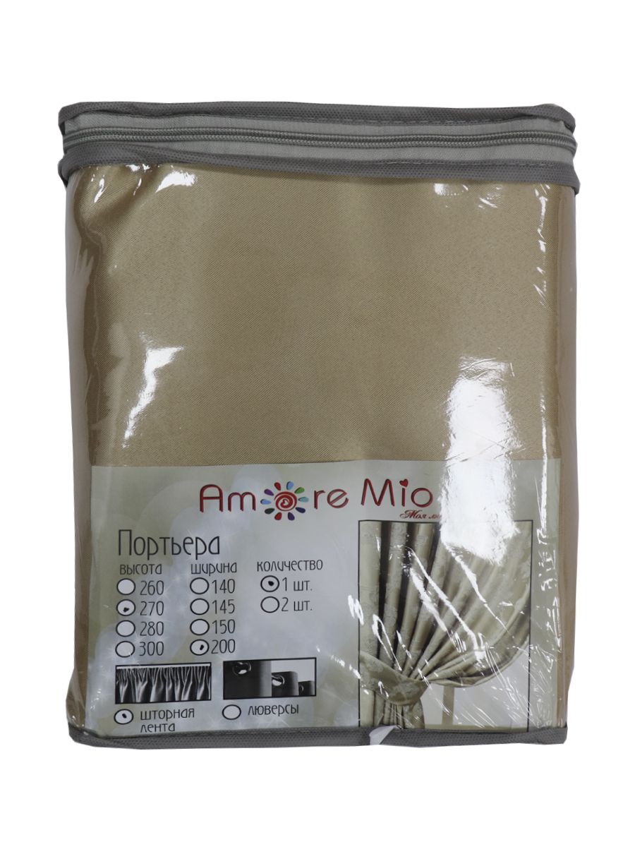 картинка Штора Amore Mio RR IZ Milan-17 2,0*2,7*1 бежевый 