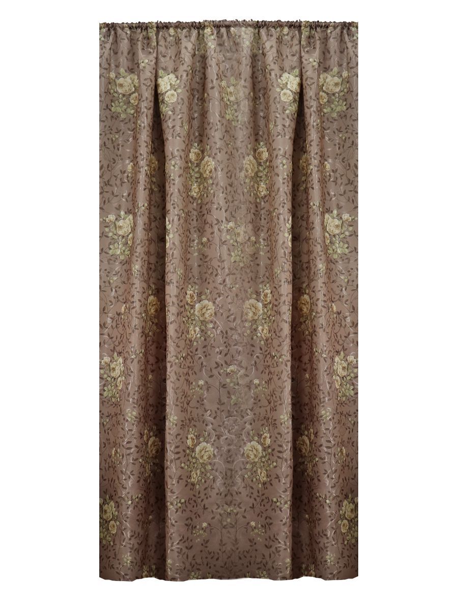 картинка Штора Amore Mio RR 3406-01 1,4*2,7*1 коричневый 