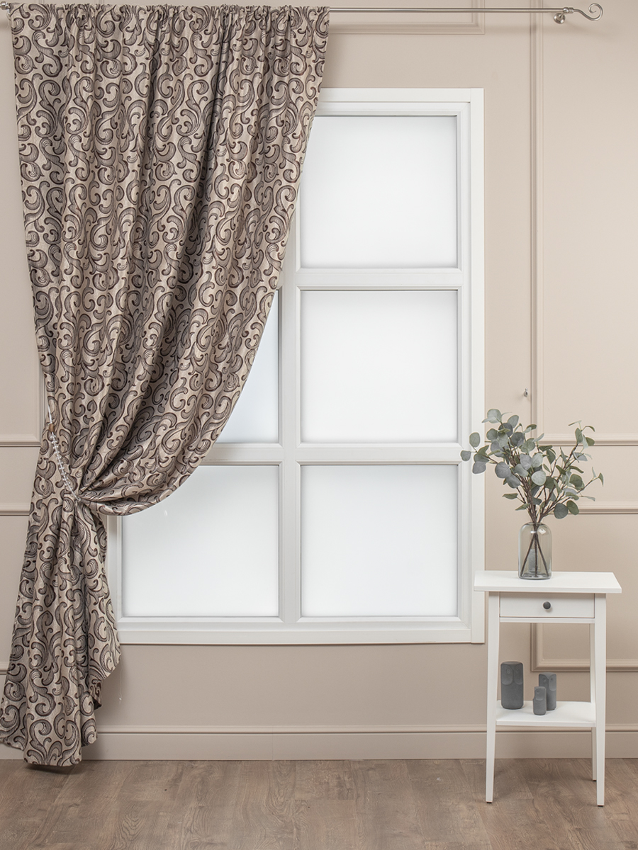 картинка Штора Amore Mio RR 2786-10 2,0*2,6*1 венге 