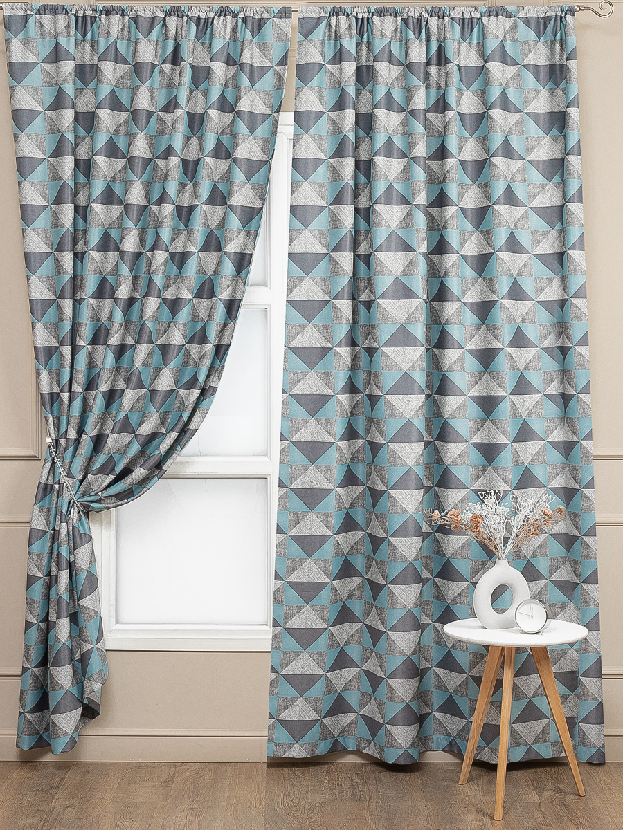 картинка Портьера Texrepublic RS 98318-01/280 BL Pech L 