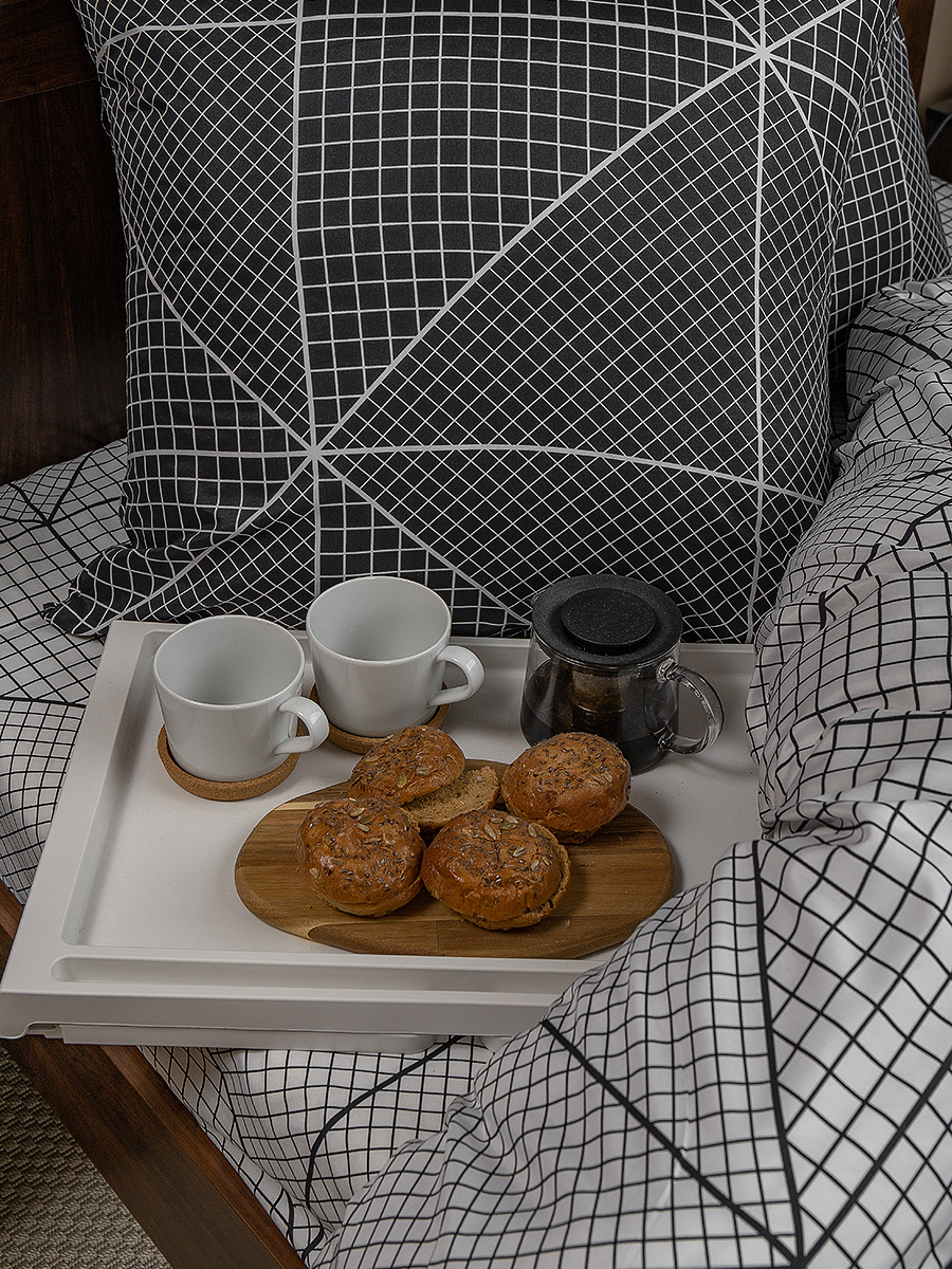 картинка Постельное бельё Amore Mio BZ Grid EURO M 