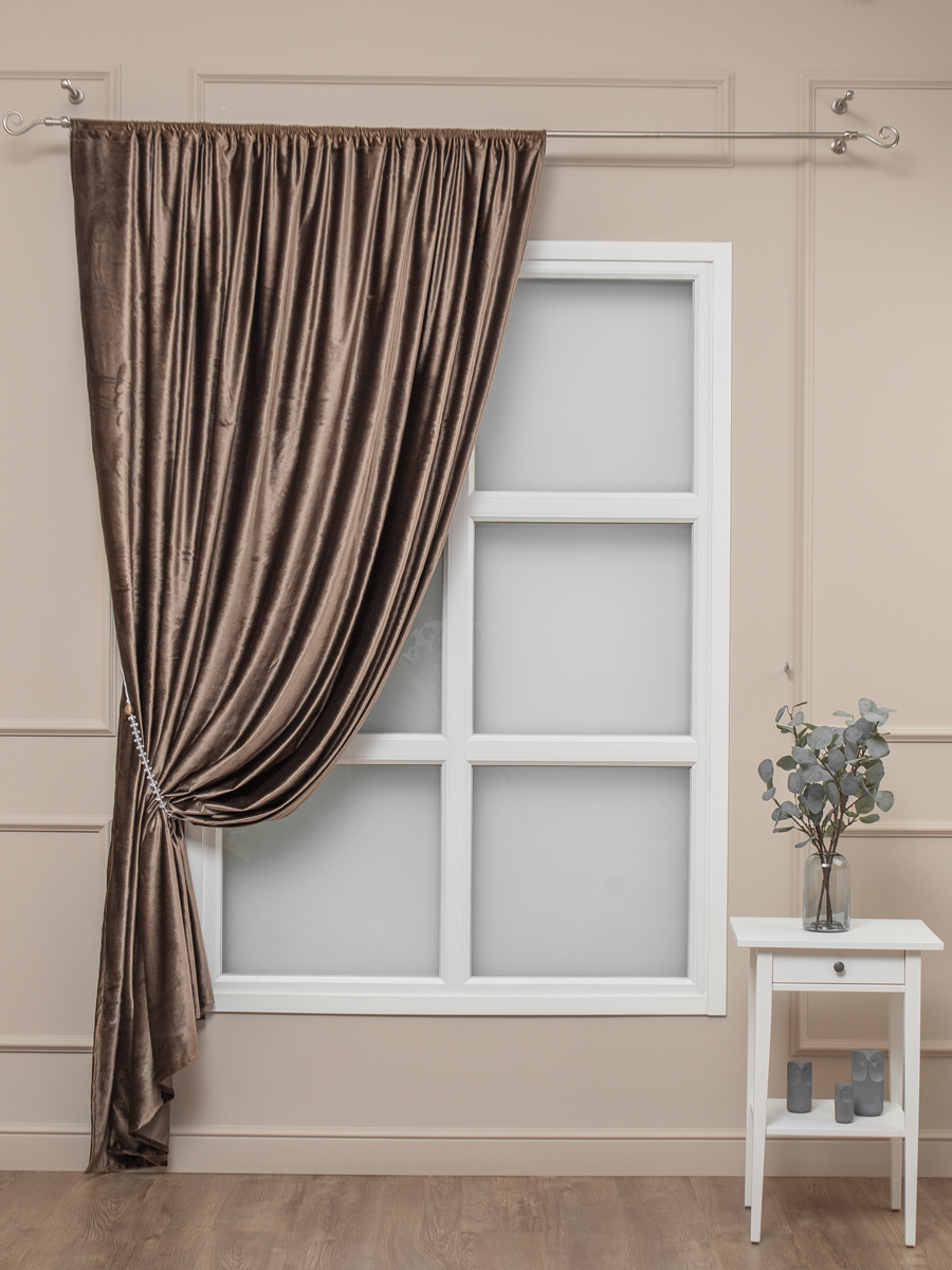 картинка Штора Amore Mio RR 6ML Italiyno-48 2,0*2,6*1 коричневый 