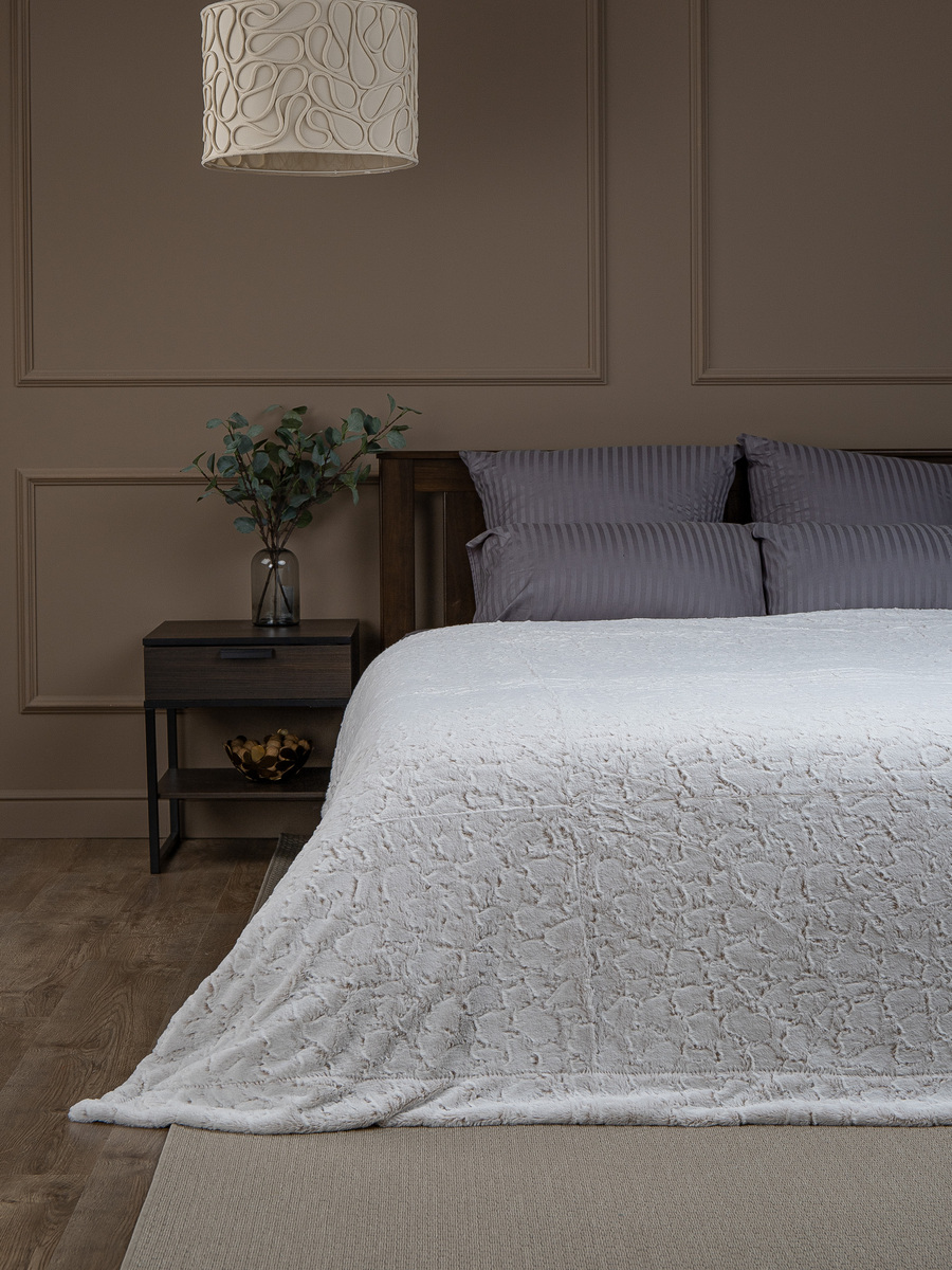 картинка Плед Buenas Noches искусст мех TF F013ML-BE8(2) 2224 Камешки 