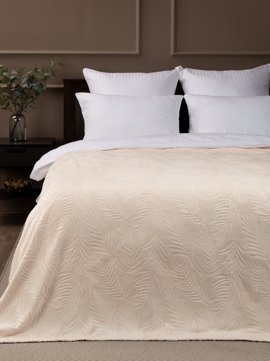 картинка Плед Texrepublic TF FNE CR1 1520 l-листья 11-0110 