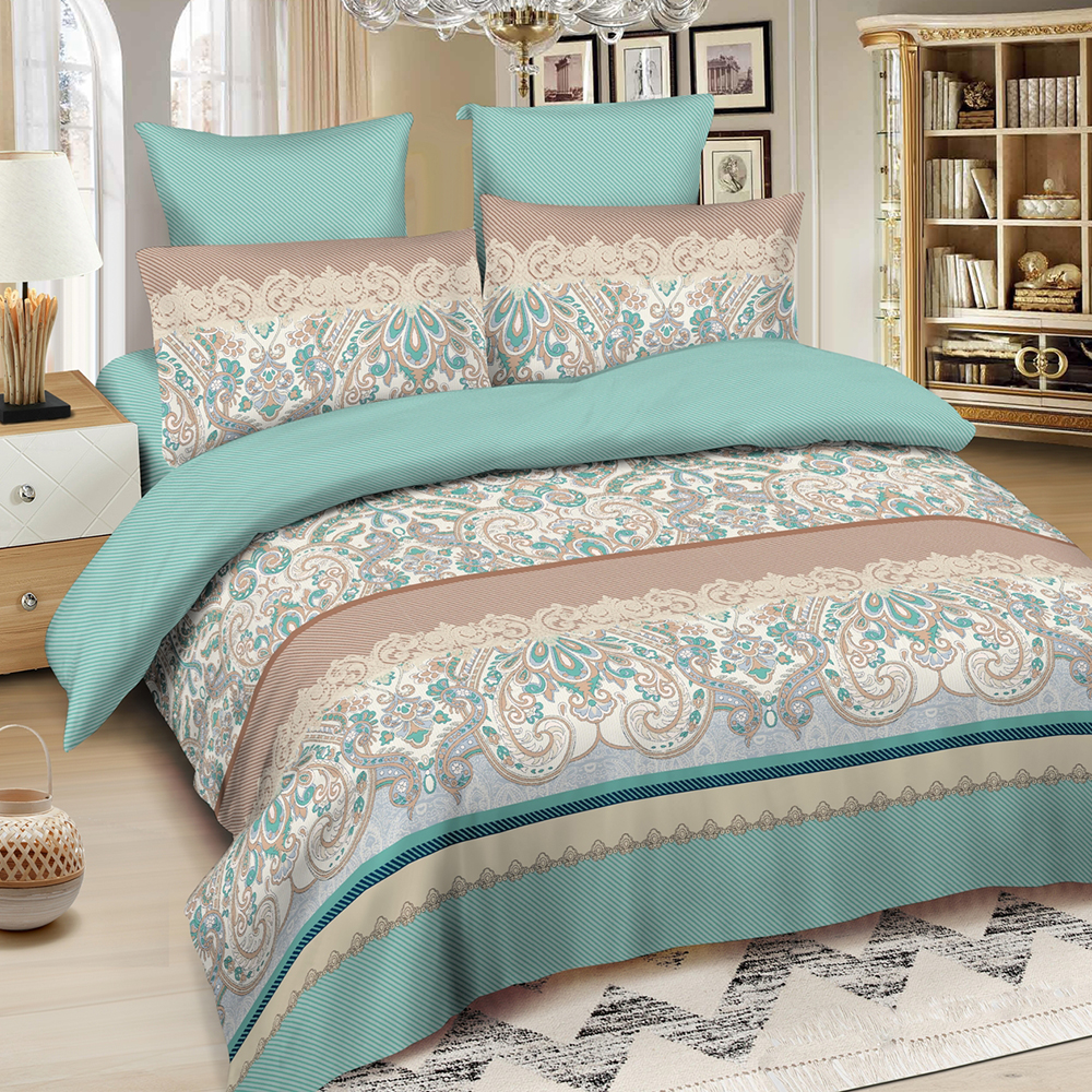 картинка Постельное бельё Amore Mio BZ QR Jaipur EURO LUX Sp 