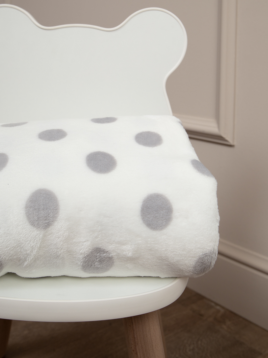 картинка Плед Texrepublic TF FN 917 W-GY 1114 Горох 