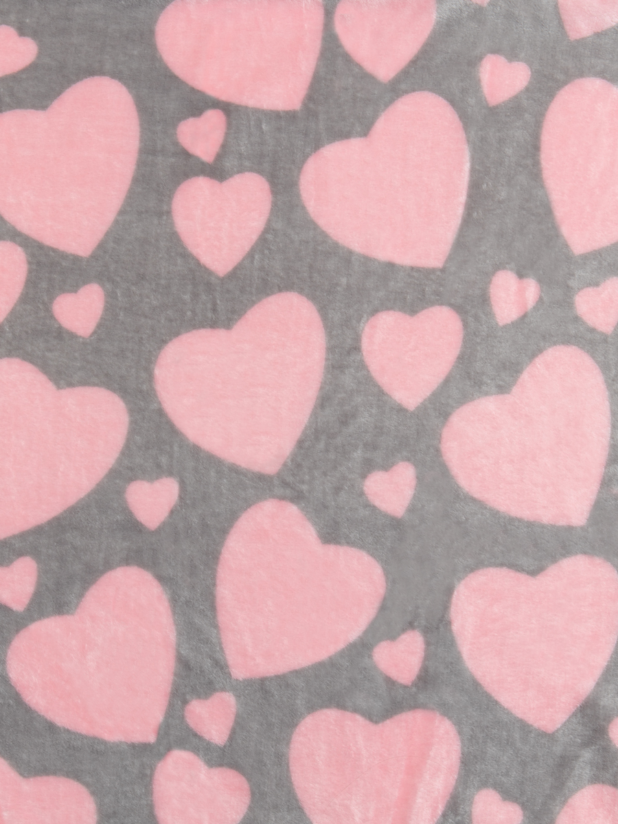 картинка Плед Texrepublic TF FN F113PI b2022 Сердечки 