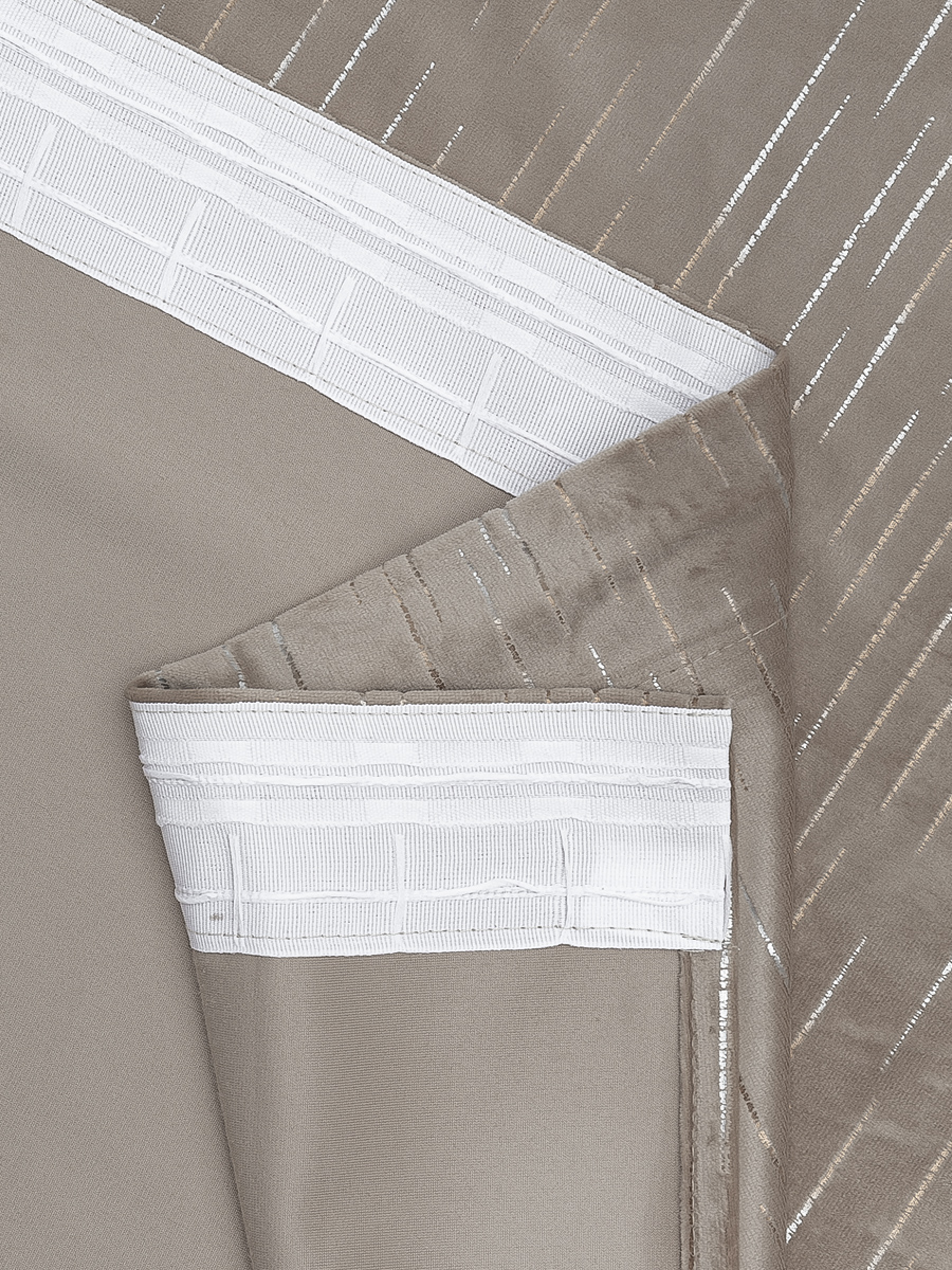 картинка Штора Amore Mio RR 6ML T596-01 1,5*2,7*2 бежевый 