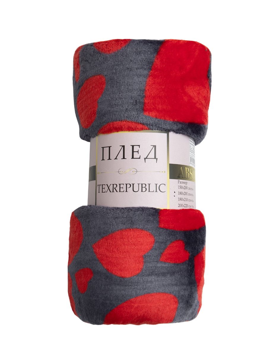 картинка Плед Texrepublic TF FN F113R b1820 Сердечки 
