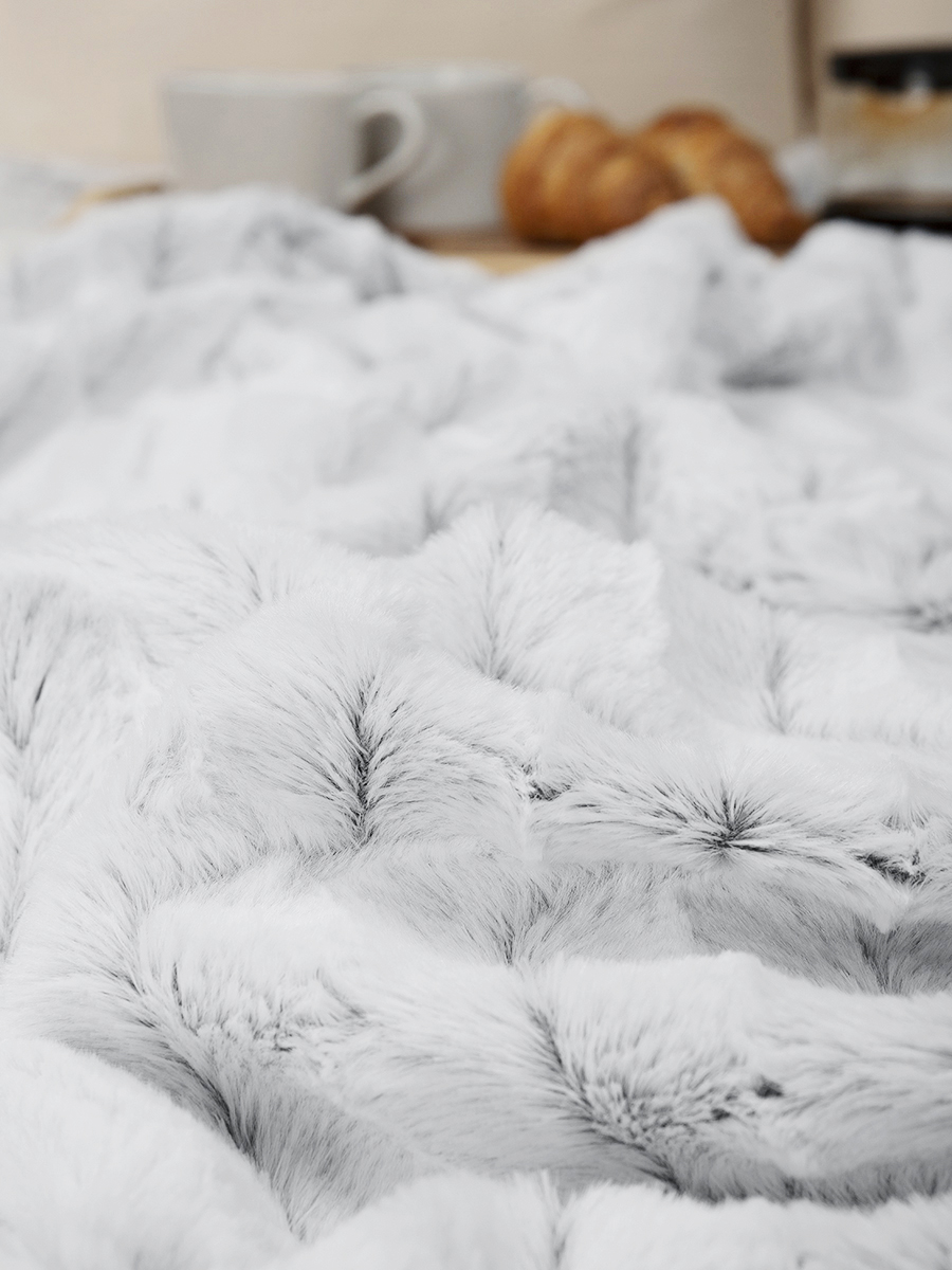 картинка Плед Buenas Noches искусст мех TF F112ML-GY11 040/2224 Пестрый ворс NC 