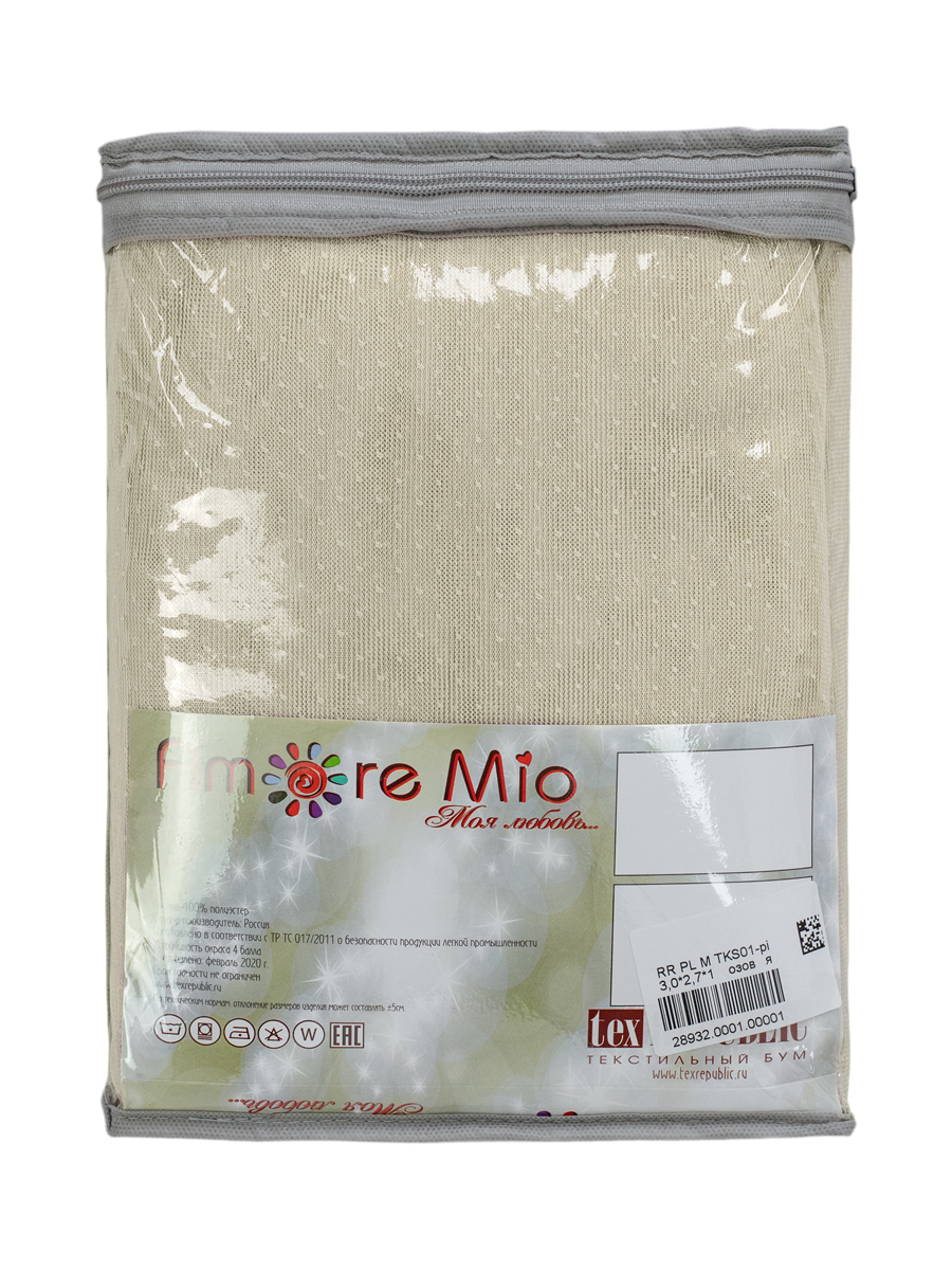 картинка Штора Amore Mio RR 6PL M TKS01-sh 3,0*2,7*1 шампань 