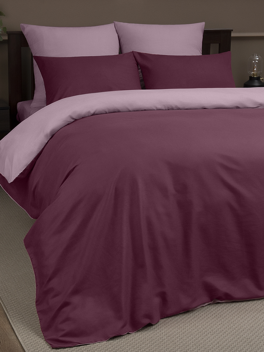 картинка Постельное бельё Amore Mio BZ QR Garnet EURO LUX Sp o 