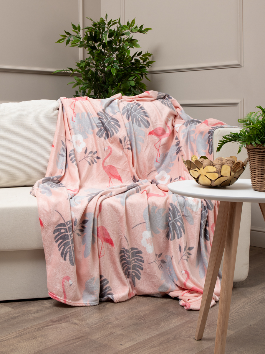 картинка Плед Texrepublic TF FN F110 b1520 Фламинго 