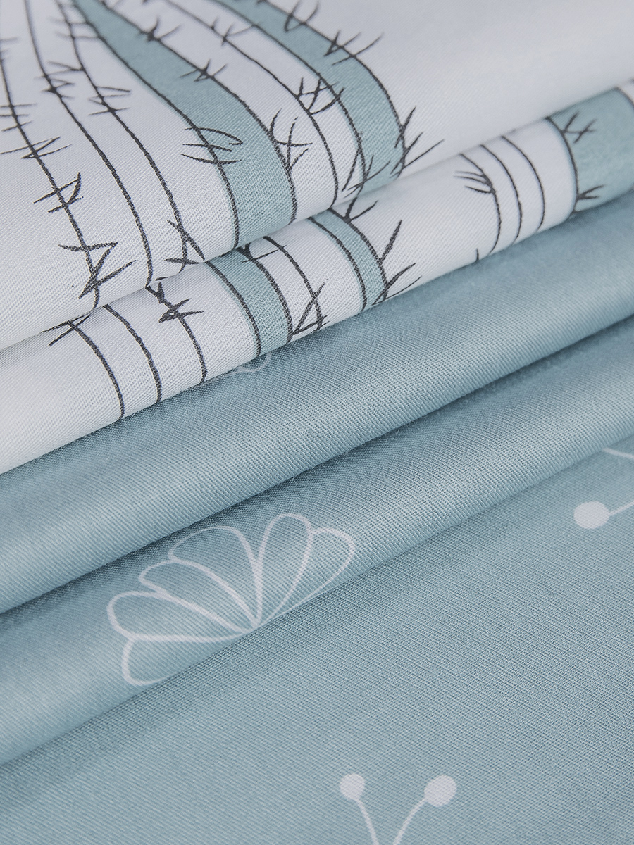 картинка Постельное бельё Amore Mio BZ QR Tropican SINGLE Sp h 