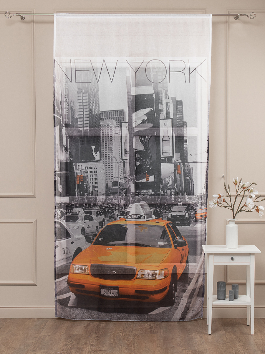 картинка Штора Amore Mio RR 6PL 1000-01 ut 1,4*2,7*1 желтый 