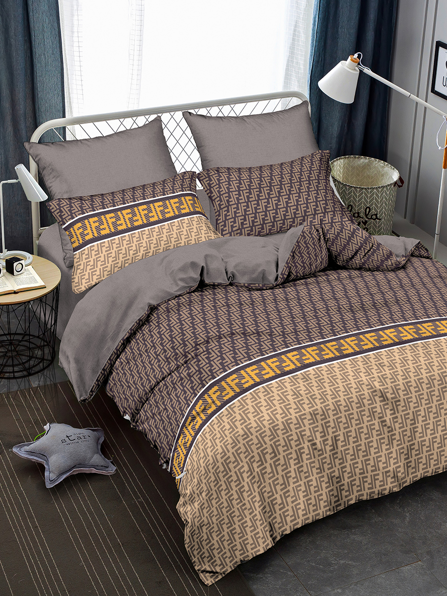 картинка Постельное бельё Aesthetic collection BZ QR zg Deluxe EURO 70*70 Sp 