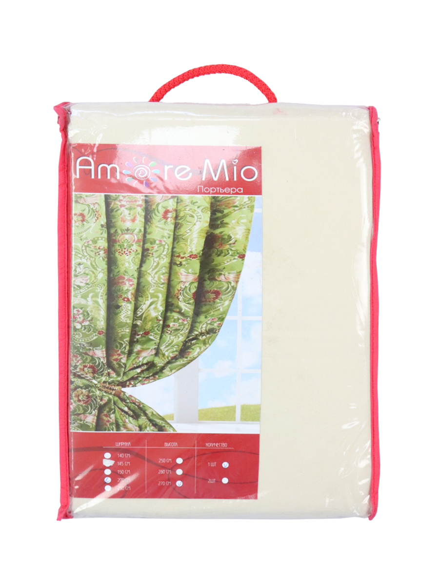 картинка Штора Amore Mio RR 1403-250 2,0*2,7*1 кремовый 