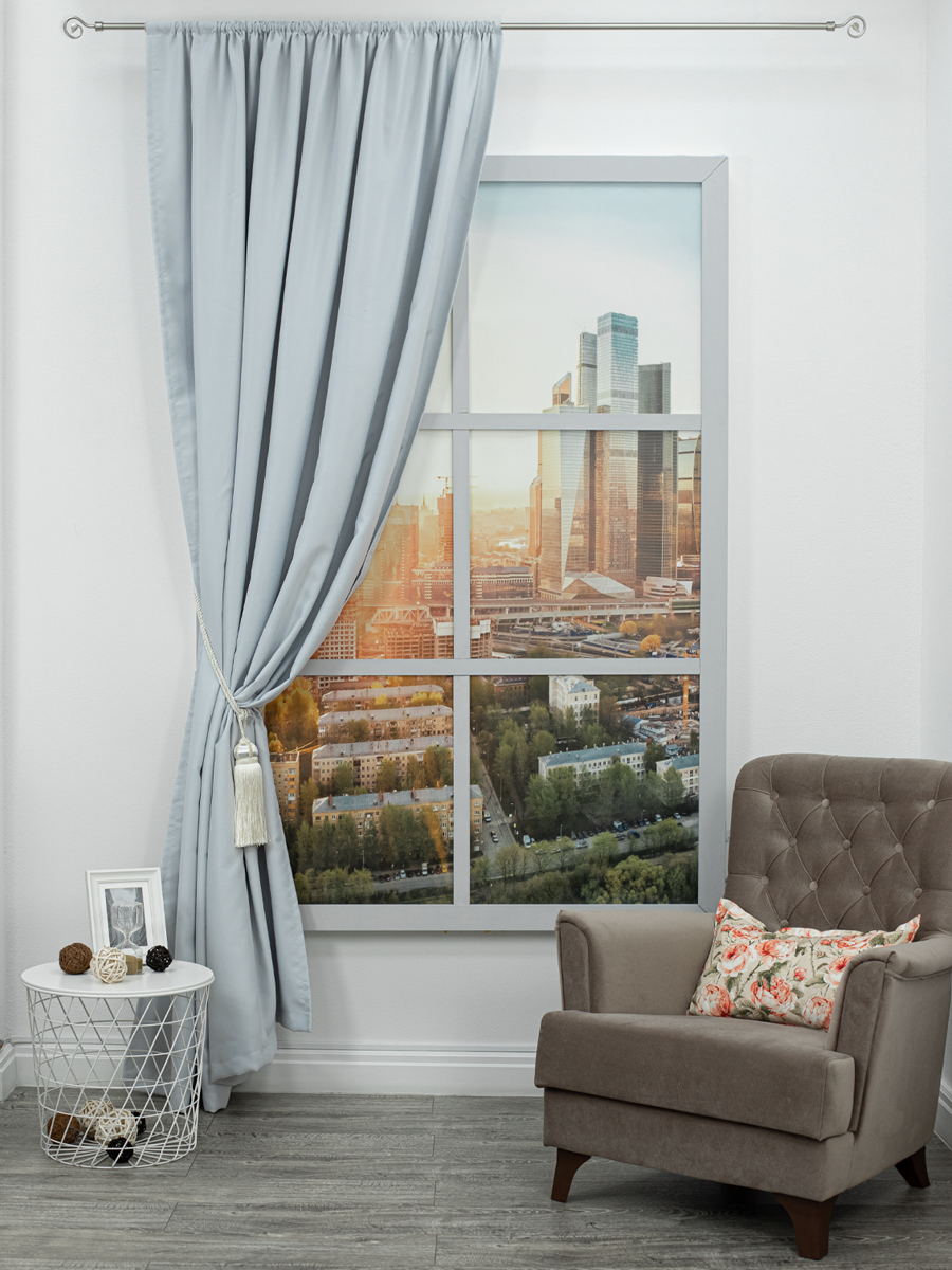 картинка Штора Amore Mio RR PL 6670-01 1,8*2,7*1 белый 