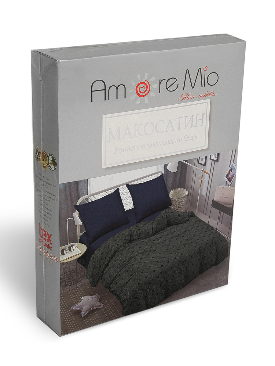 картинка Постельное бельё Amore Mio BZ QR Basket BL EURO Msh 