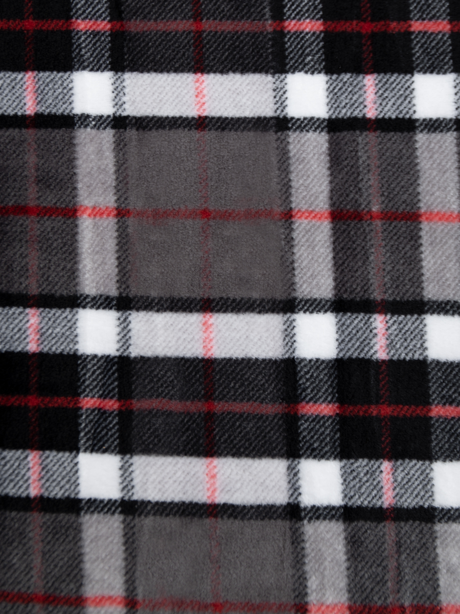 картинка Плед Texrepublic TF FN F137 a2022 Шотландка серая 