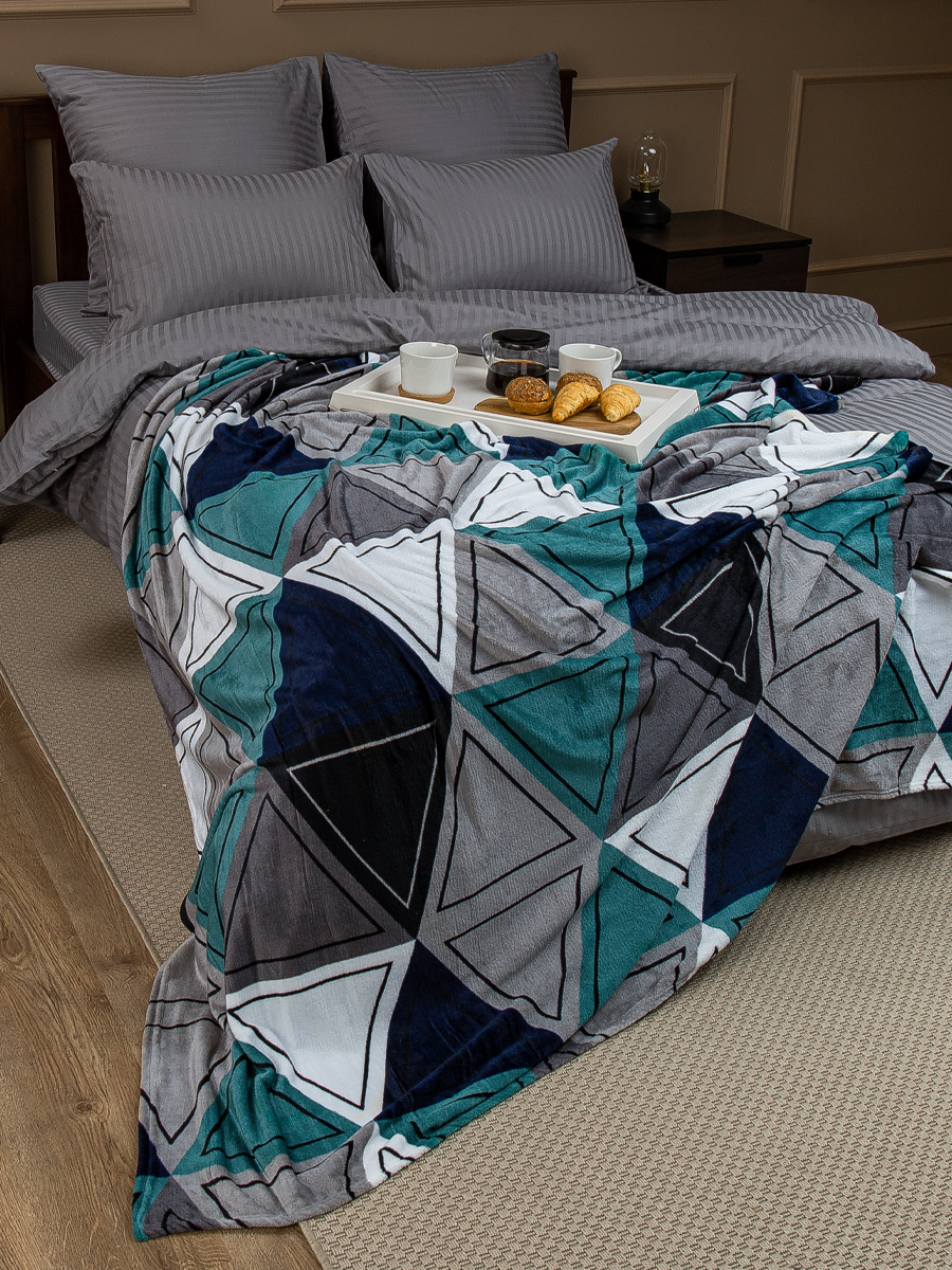 картинка Плед Texrepublic TF FN F118 a1520 Треугольники 