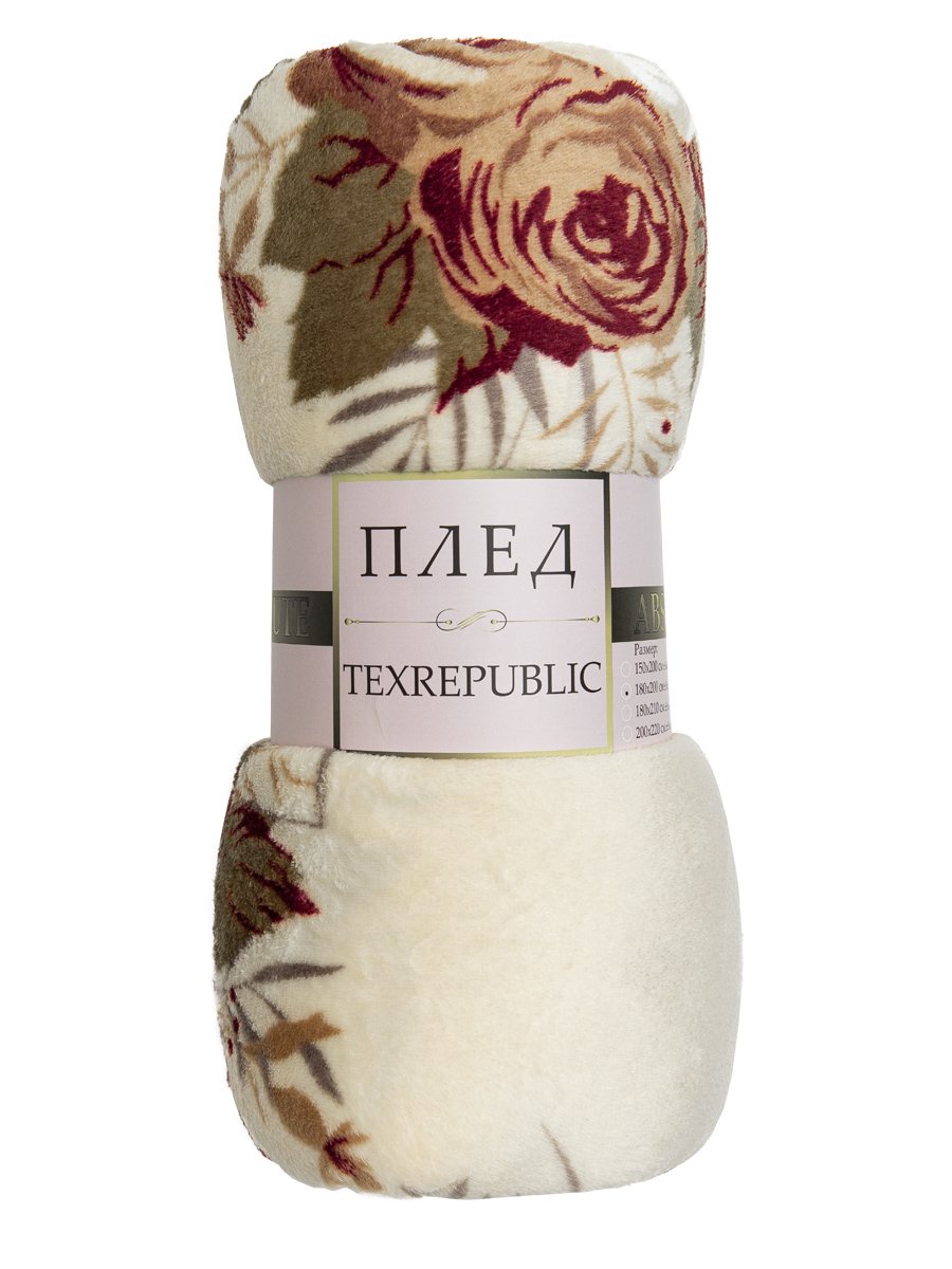 картинка Плед Texrepublic TF FN F64 b1820 Букеты роз 
