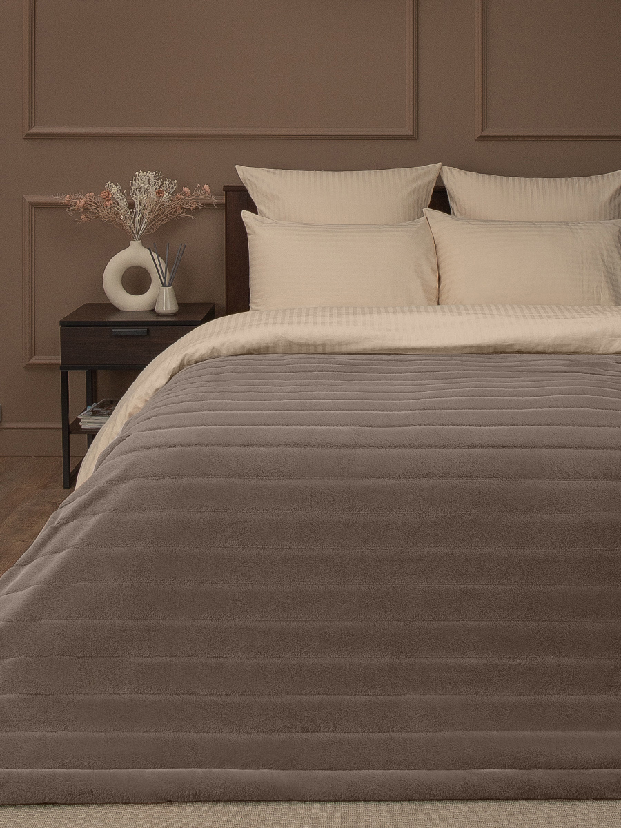 картинка Плед Buenas Noches искусст мех TF F072BL-GY 1622 ДВ 17-4111 