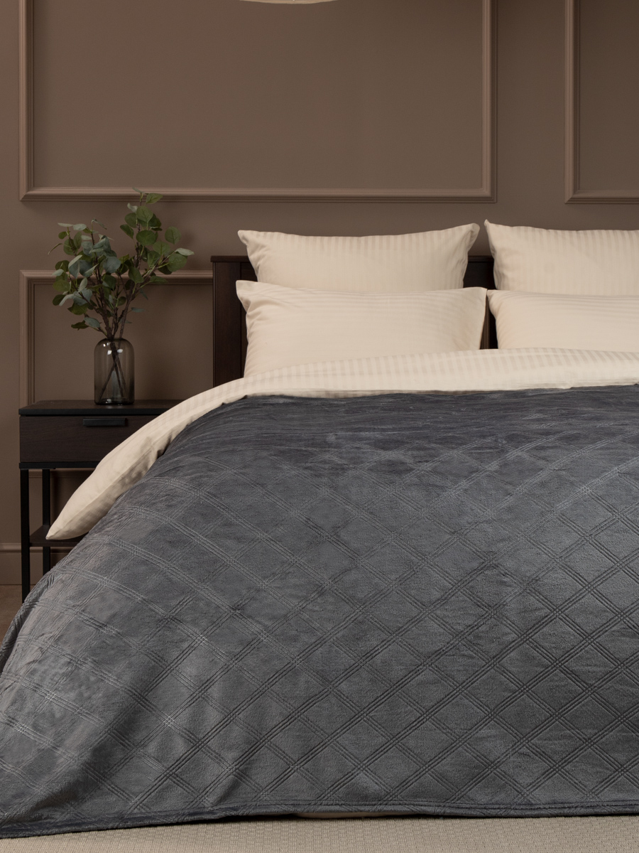 картинка Плед Eclair TF FNE DKGY2ec 041/1520 клетка NC 